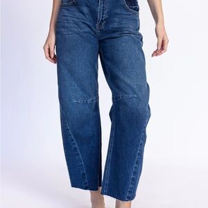 Brand new Barrel jeans medium dark wash Nati NWT size 24
